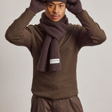 The Cashmere Gloves - Chocolate Brown