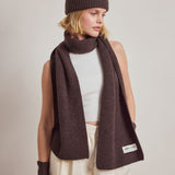 The Cashmere Scarf - Chocolate Brown