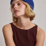 The Merino Wool Beanie - Denim Blue