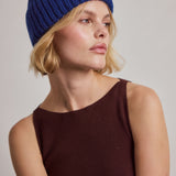 The Merino Wool Beanie - Denim Blue