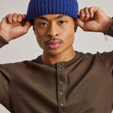 The Merino Wool Beanie - Denim Blue