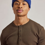The Merino Wool Beanie - Denim Blue