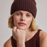 The Merino Wool Beanie - Espresso Brown