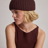 The Merino Wool Beanie - Espresso Brown