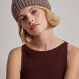 The Merino Wool Beanie - Earthly Grey