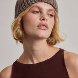 The Merino Wool Beanie - Earthly Grey
