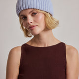 The Merino Wool Beanie - Aura Blue
