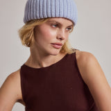 The Merino Wool Beanie - Aura Blue
