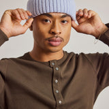The Merino Wool Beanie - Aura Blue
