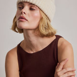 The Merino Wool Beanie - Off White