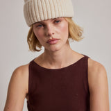 The Merino Wool Beanie - Off White