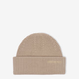 Embroidered Merino Wool Beanie