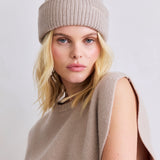 Embroidered Merino Wool Beanie