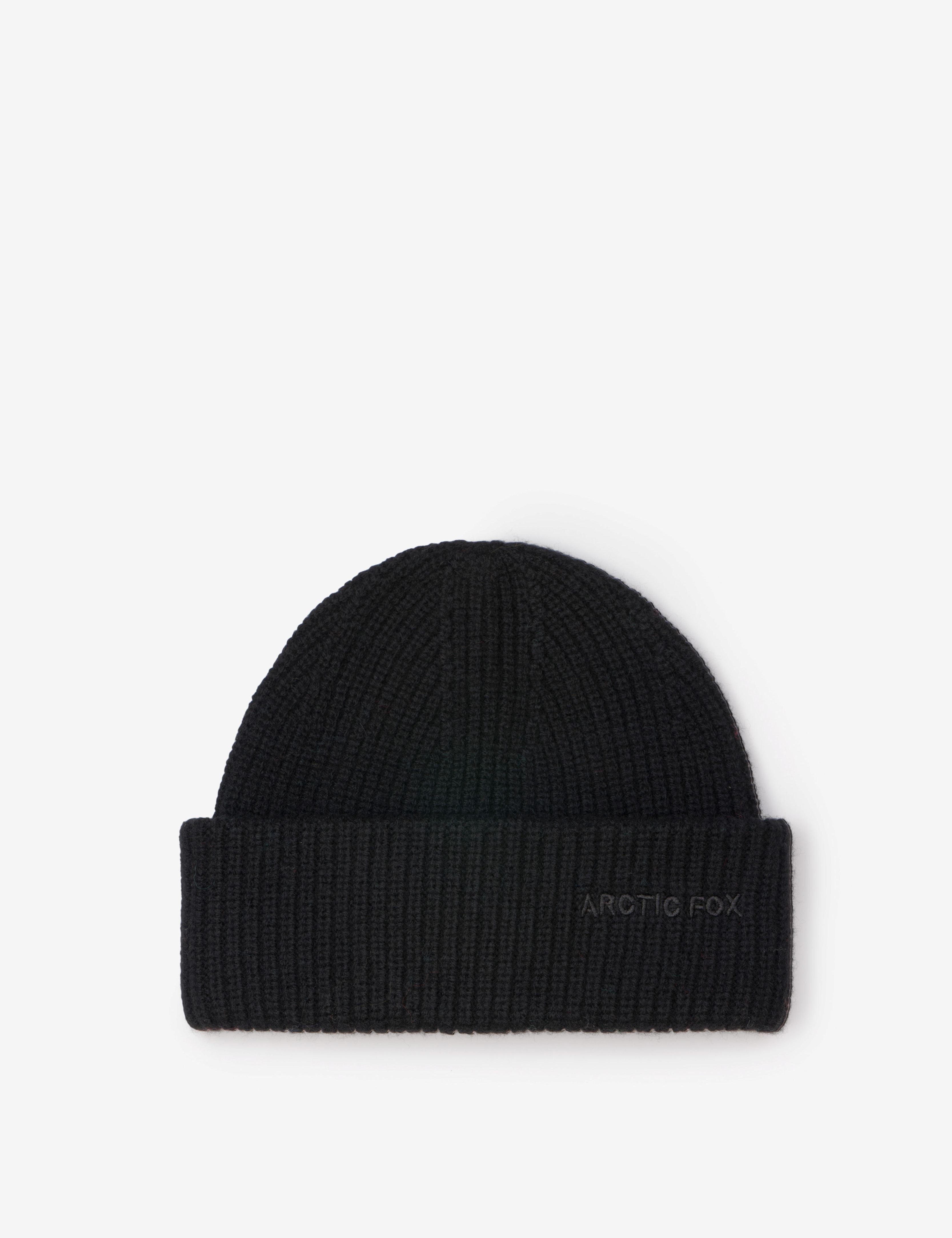 Embroidered Merino Wool Beanie