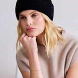 Embroidered Merino Wool Beanie