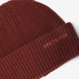 Embroidered Merino Wool Beanie