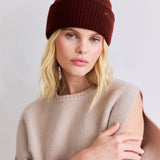 Embroidered Merino Wool Beanie