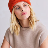Embroidered Merino Wool Beanie