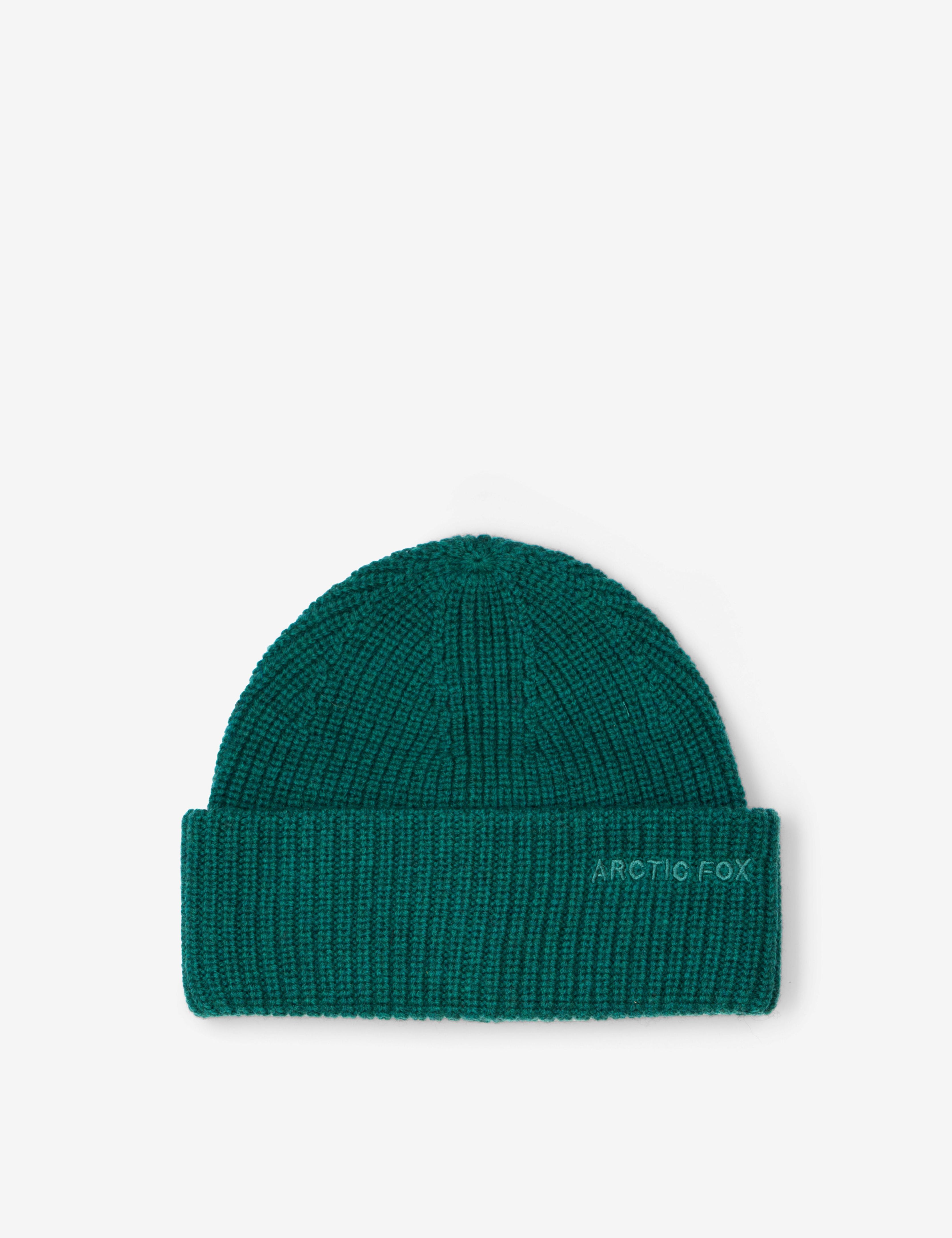Embroidered Merino Wool Beanie
