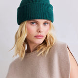 Embroidered Merino Wool Beanie