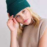 Embroidered Merino Wool Beanie