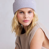 Embroidered Merino Wool Beanie