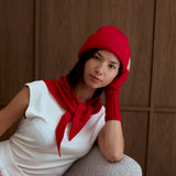 Embroidered Merino Wool Beanie