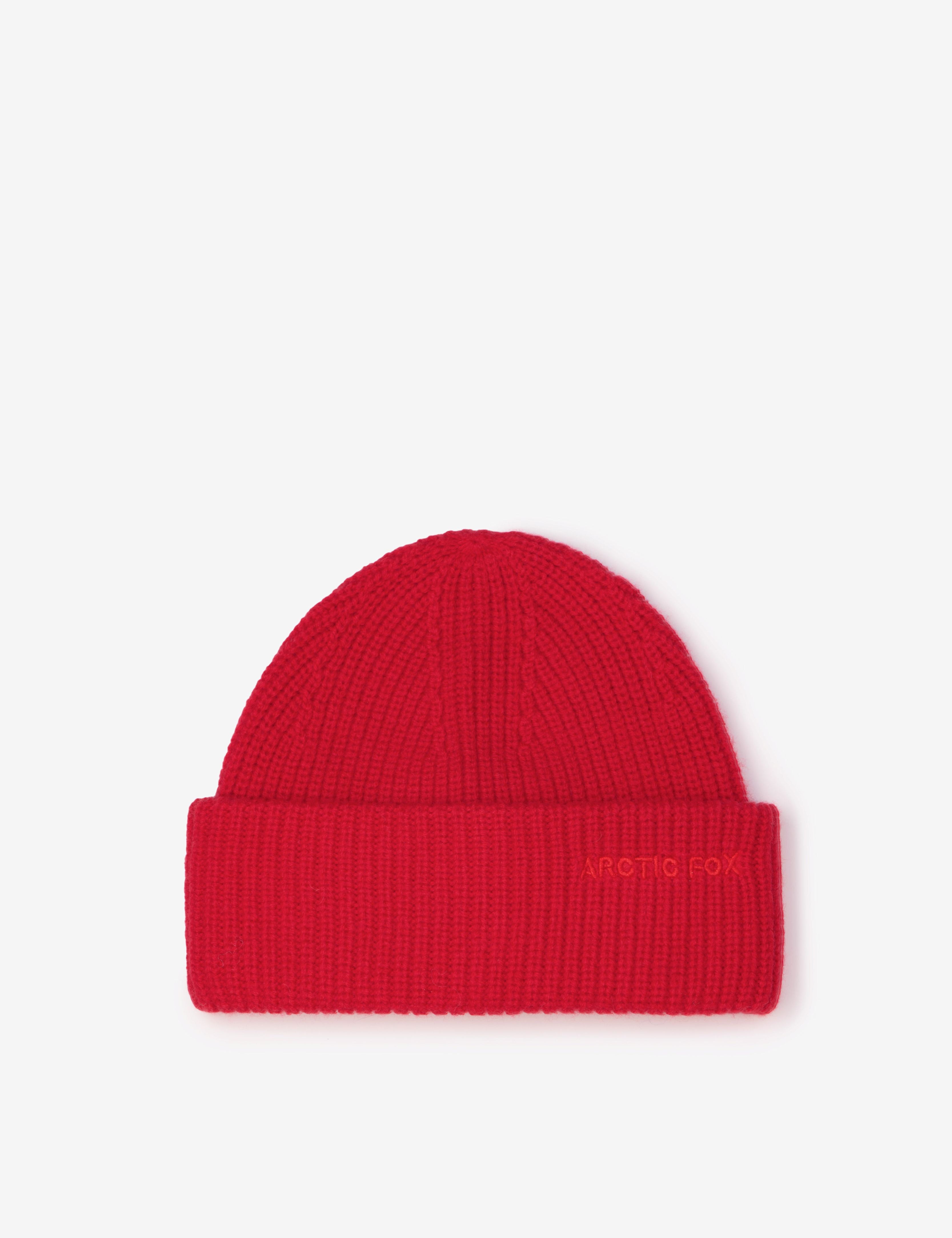 Embroidered Merino Wool Beanie
