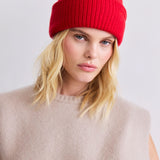 Embroidered Merino Wool Beanie