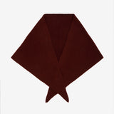 Merino Wool Triangle Scarf - Dark Walnut Brown