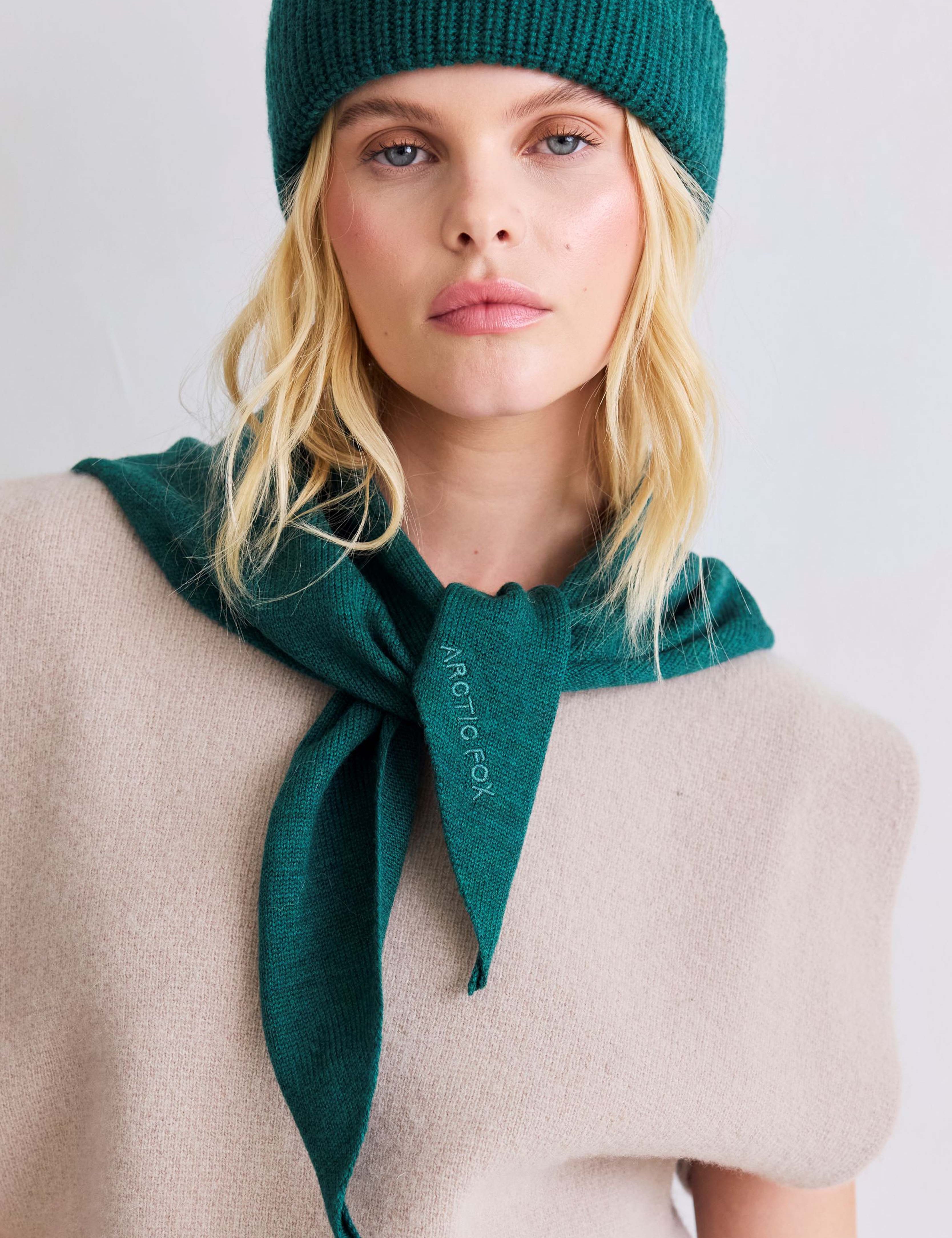 Merino Wool Triangle Scarf