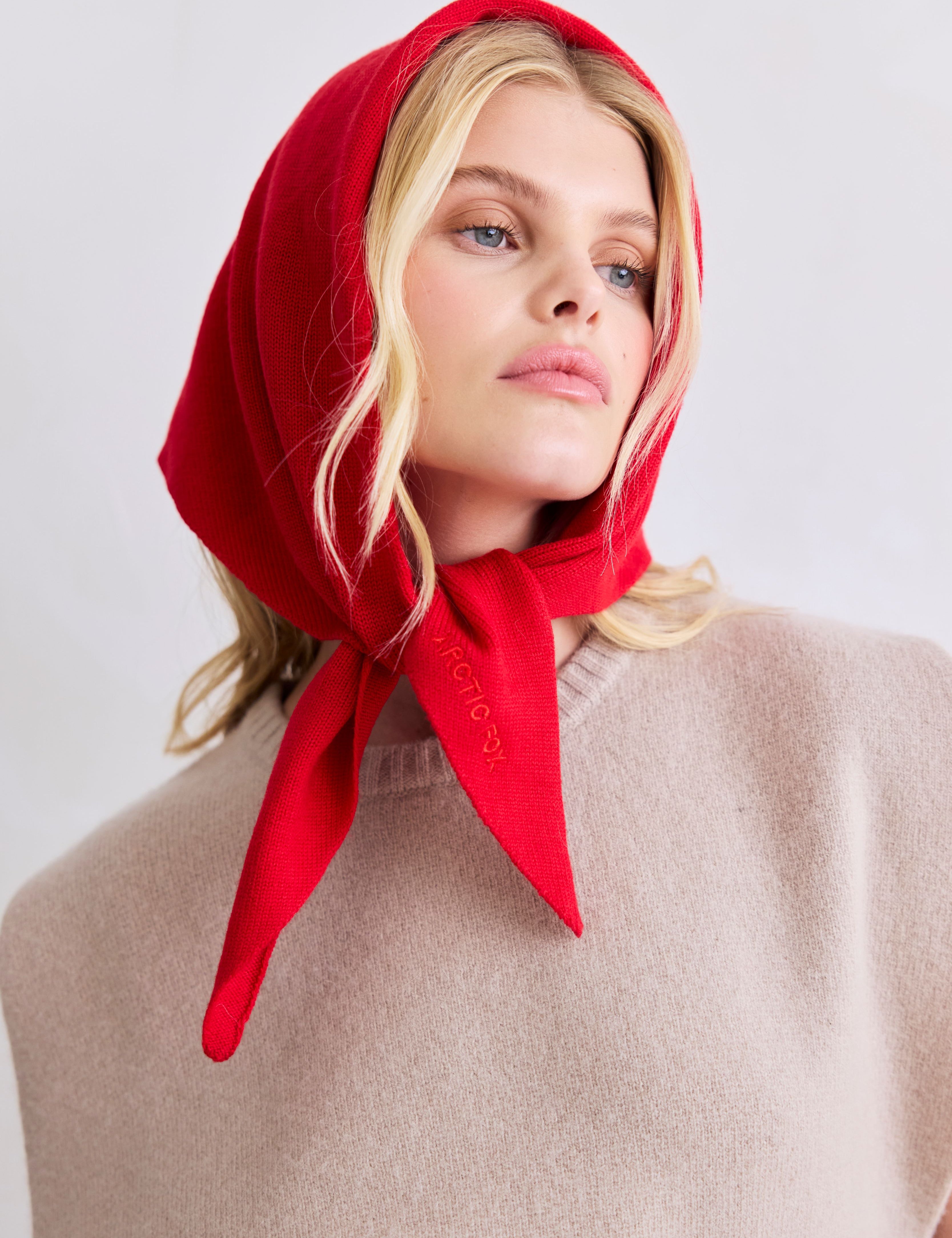 Merino Wool Triangle Scarf
