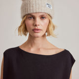 The Mohair Beanie - Alpine Ecru