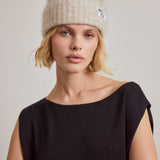The Mohair Beanie - Alpine Ecru