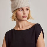 The Mohair Beanie - Alpine Ecru