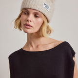 The Mohair Beanie - Alpine Ecru