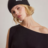 The Mohair Beanie - Ebony Black
