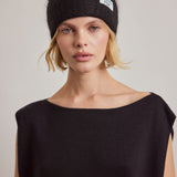 The Mohair Beanie - Ebony Black