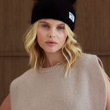The Mohair Beanie - Ebony Black