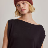 The Mohair Beanie - Cherry Burgundy