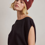 The Mohair Beanie - Cherry Burgundy