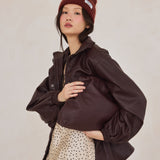 The Mohair Beanie - Cherry Burgundy