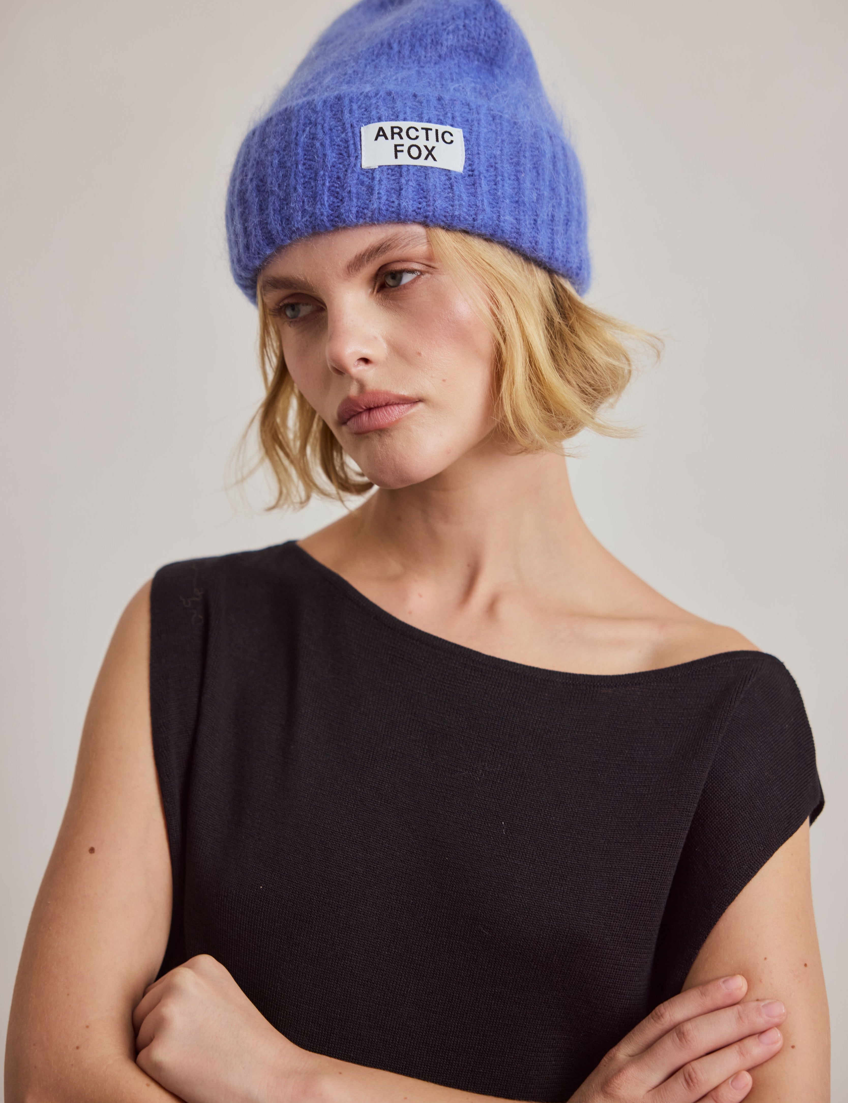 The Mohair Beanie - Future Dusk Blue