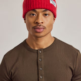 The Mohair Beanie - Red