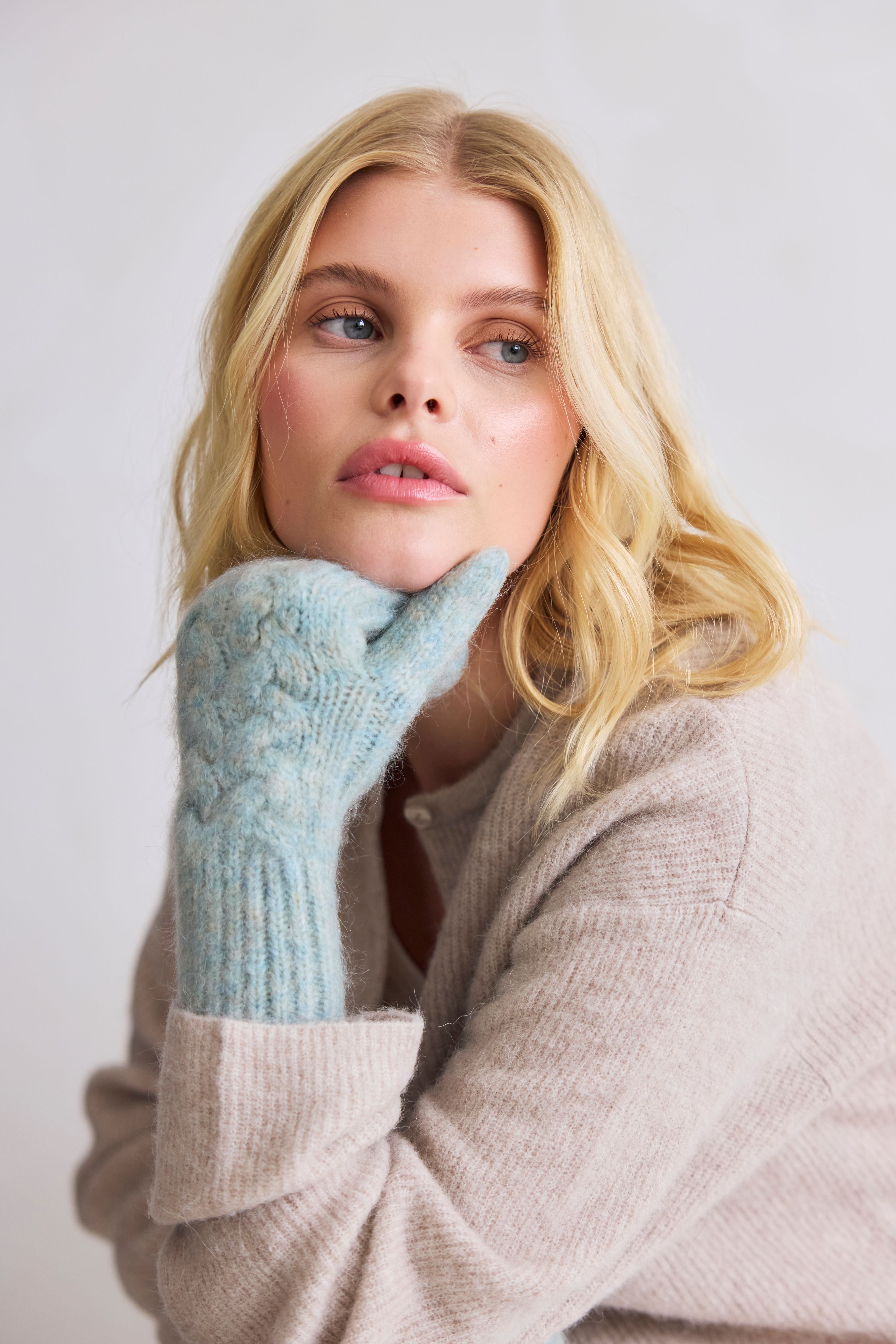 Mohair Mitten Gloves