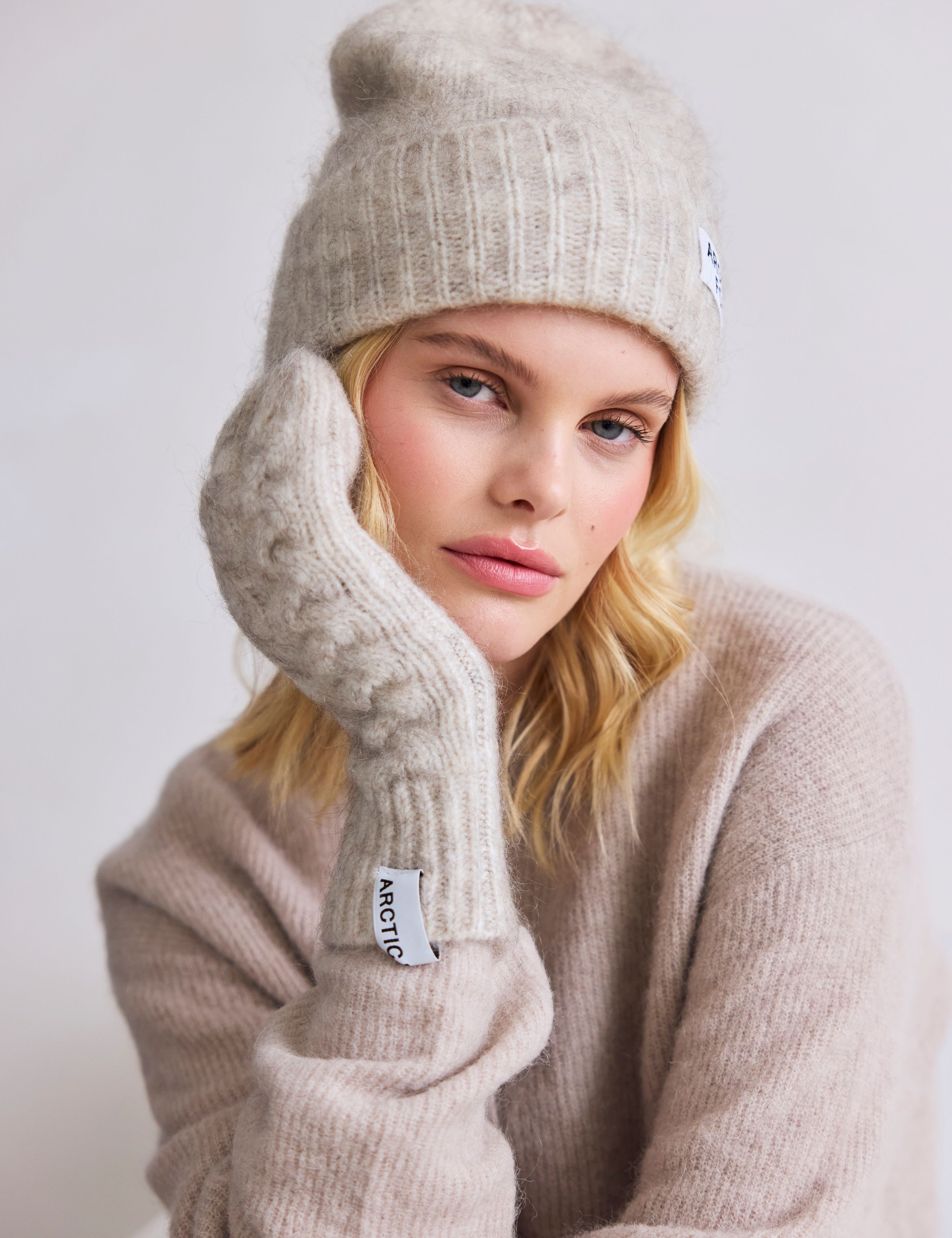mohair handschuhe The Mohair Wool Mittens - Arctic Fox & Co