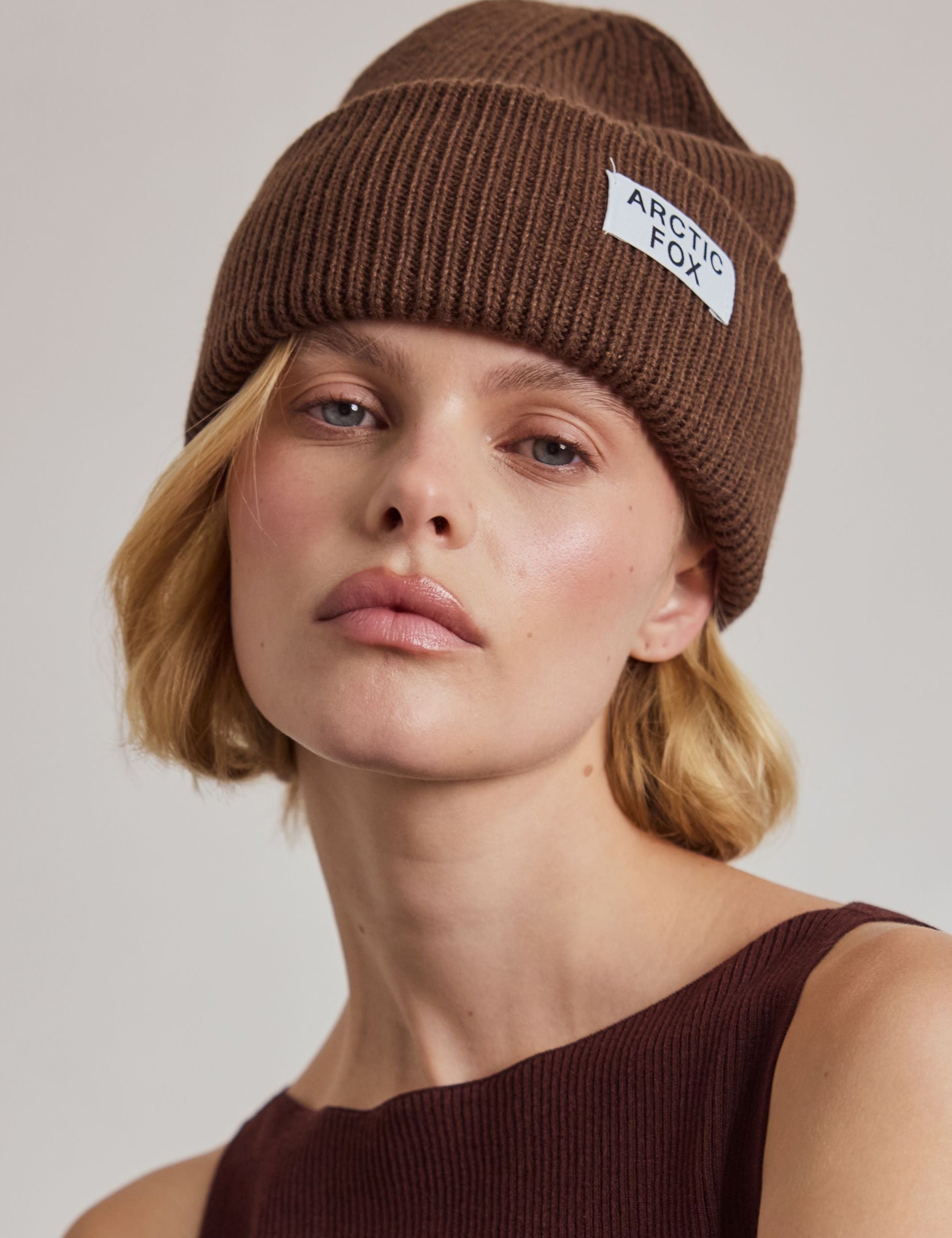 The Recycled Bottle Beanie - Chocolate