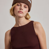 The Recycled Bottle Beanie - Chocolate
