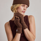 The Recycled Bottle Gloves - Chocolate