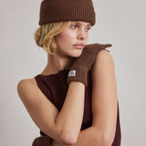The Recycled Bottle Gloves - Chocolate